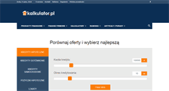 Desktop Screenshot of kalkulator.pl