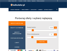 Tablet Screenshot of kalkulator.pl