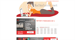 Desktop Screenshot of kalkulator.net